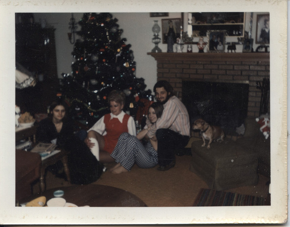 Rickie&Me&Vickie&Steve Christmas Eve 1973