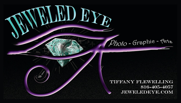 Jeweled Eye Business Card front